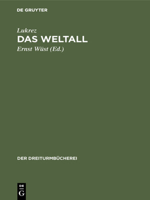 cover image of Das Weltall
